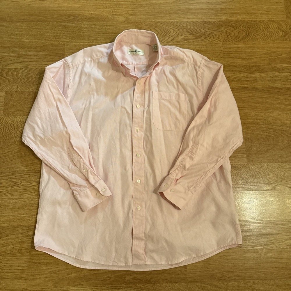 Fairway & Greene The‎ Club Shirt Men's XL Pink Button Down Long Sleeve Preppy